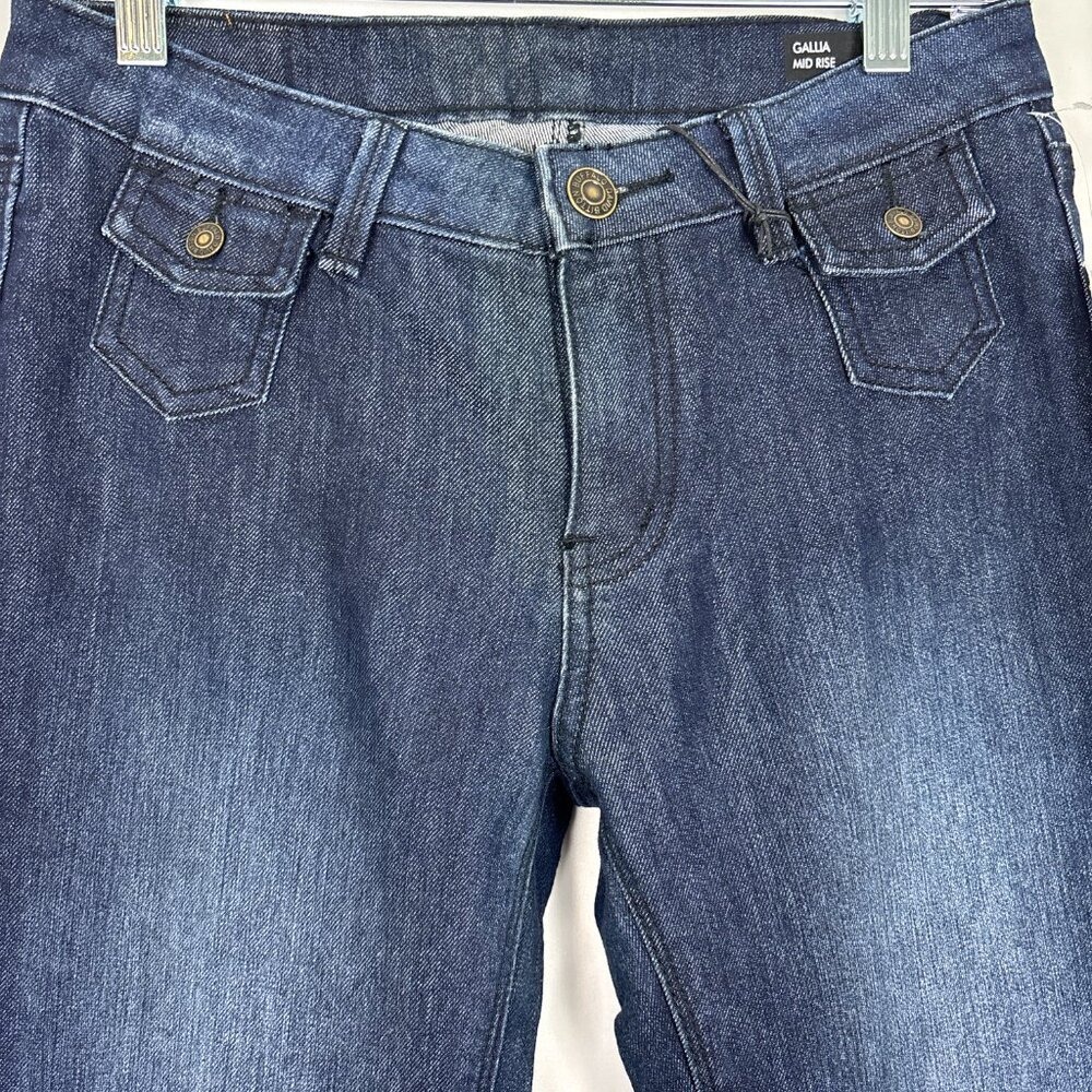 NWT Buffalo David Bitton Gallia Mid Rise Flare Jeans Women's 27 x 33 Dark Wash - Picture 5 of 14